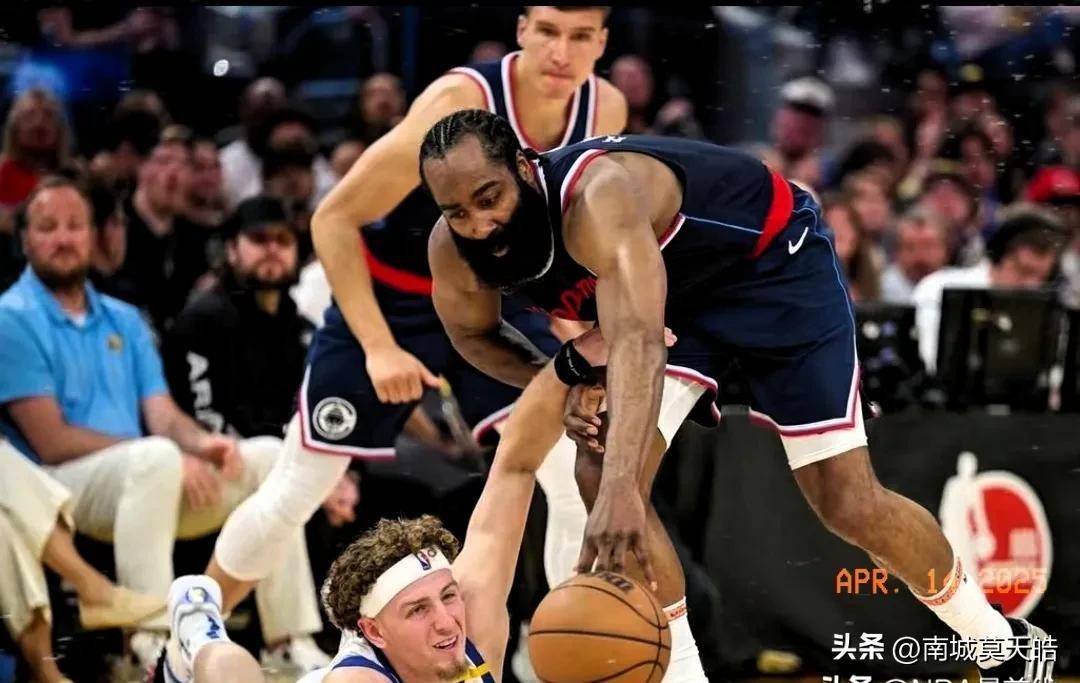 快船大对决，哈登PK库里，全场震撼